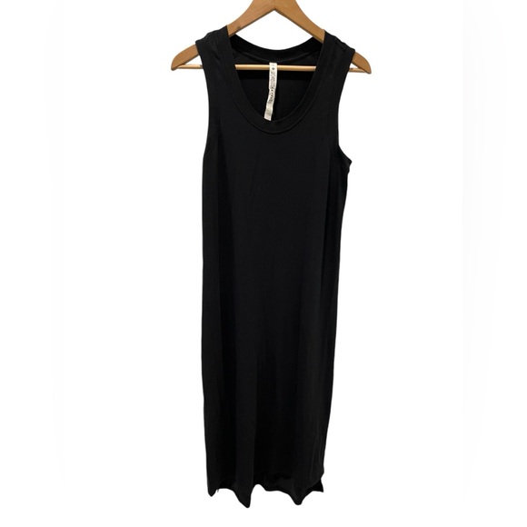Super Comfortable and Light Lululemon All Yours Tank Maxi Dress Black Size 6 - Picture 3 of 10